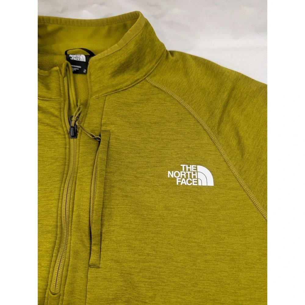 The North Face ‎ Canyonlands 1/2 Zip Up Fleece Pullover Jacket XL Shag Green